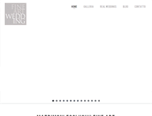Tablet Screenshot of fineartwedding.it